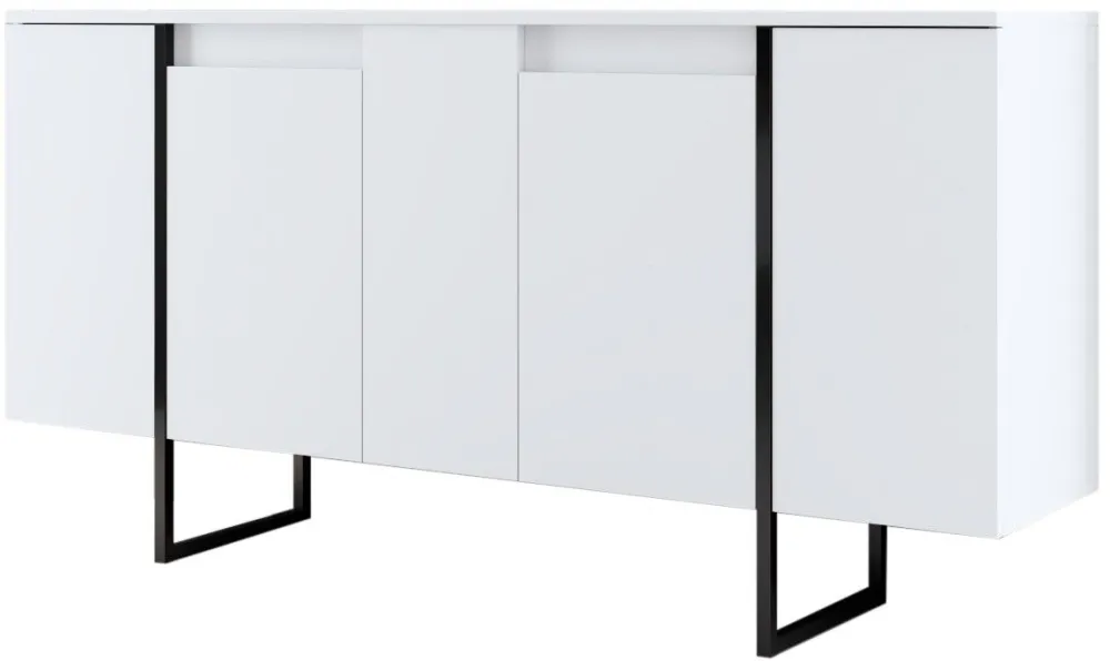 Consolă Hanah Home Luxe, Alb / Negru