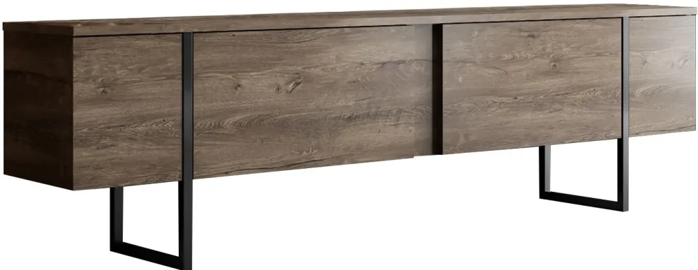 Set mobilier living Hanah Home Luxe Set, Nuc / Negru