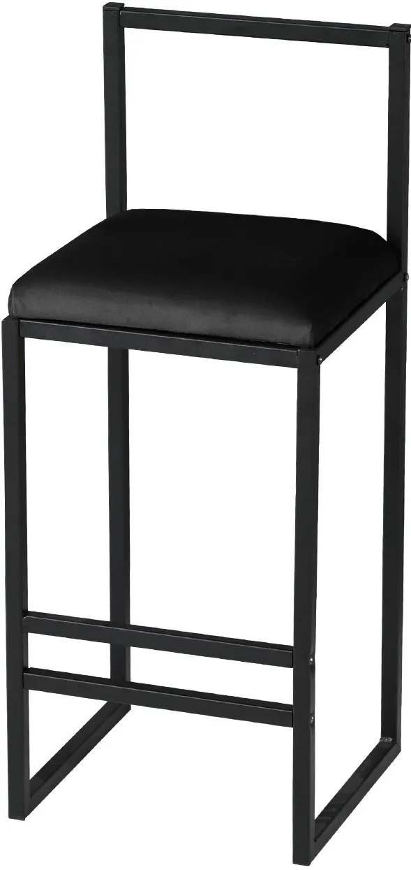 Scaun de bar Hanah Home Nordic, Negru