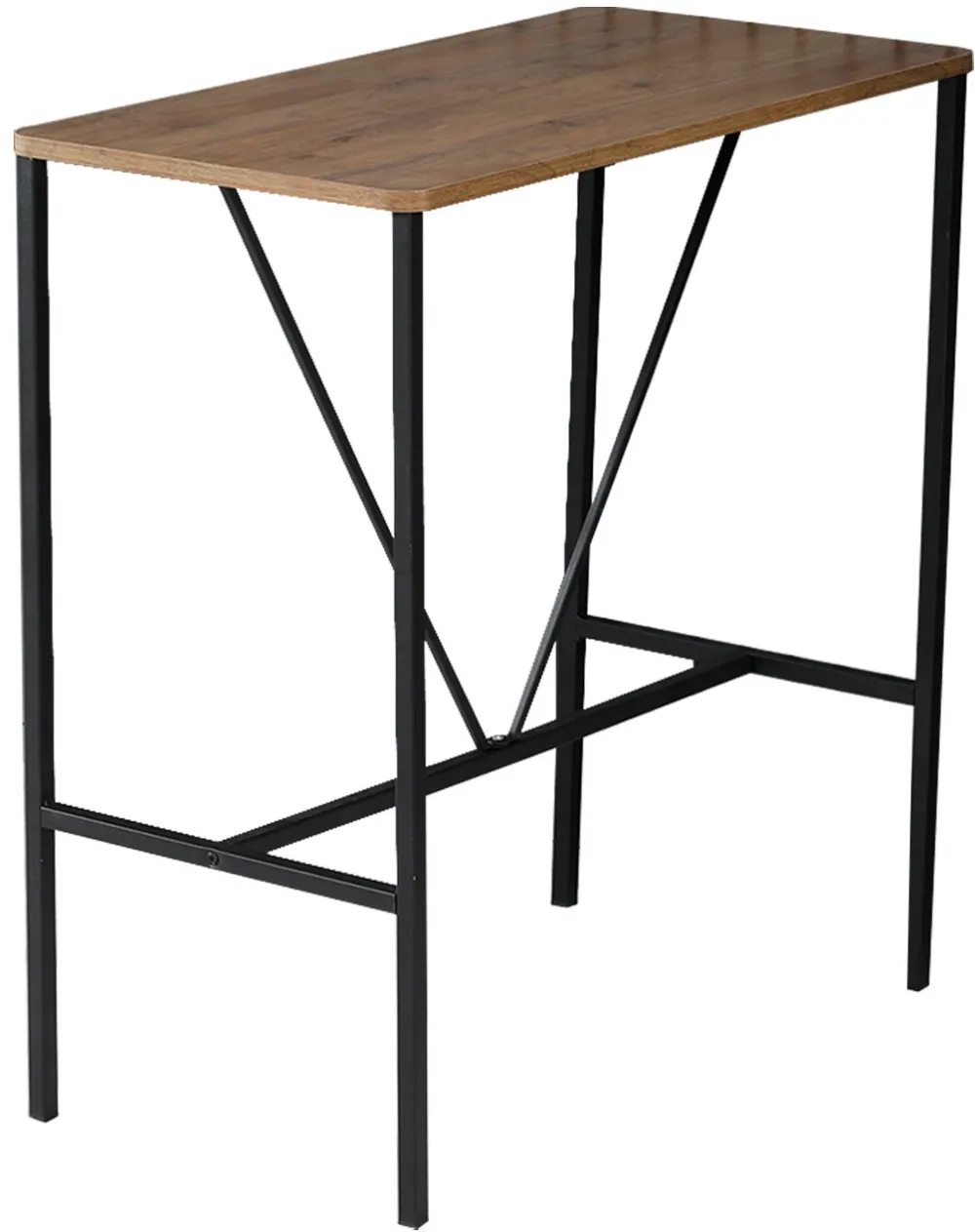 Masă de bar Hanah Home Nordic, Nuc / Negru