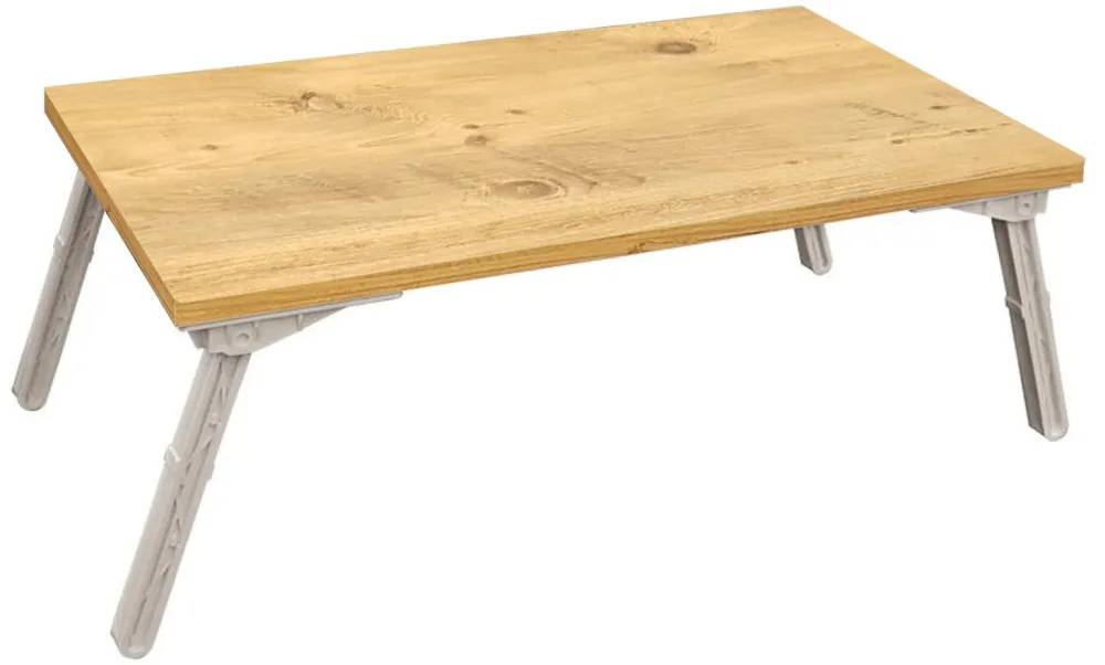 Birou pentru laptop Hanah Home Gusto - Atlantic, Pin Atlantic / Alb