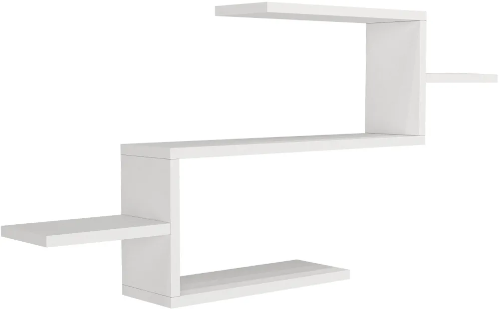 Bibliotecă Hanah Home Twist, Alb