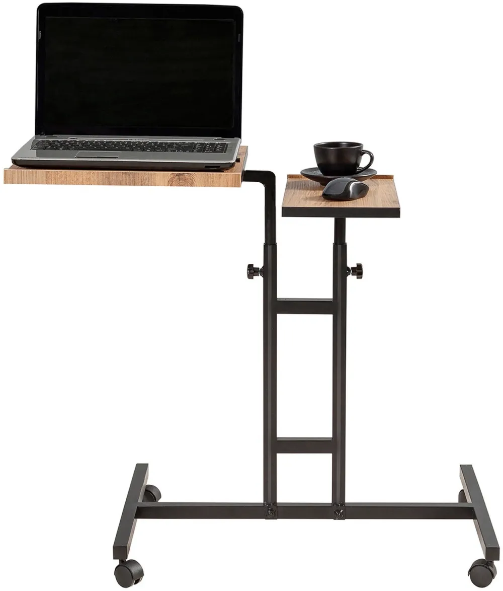 Birou pentru laptop Hanah Home Glen - Atlantic, Pin Atlantic / Negru