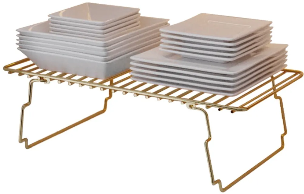 Raft de perete Hanah Home Dolap Ici Organizer, Auriu / Maro