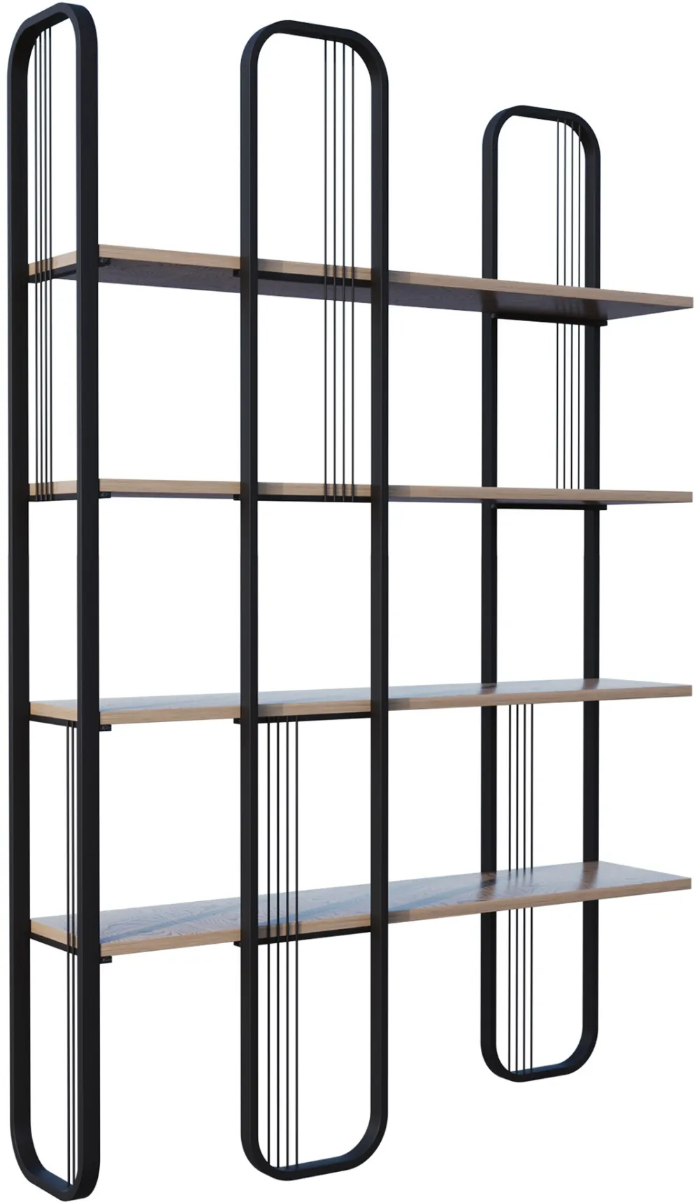 Bibliotecă Hanah Home Sierra, Negru