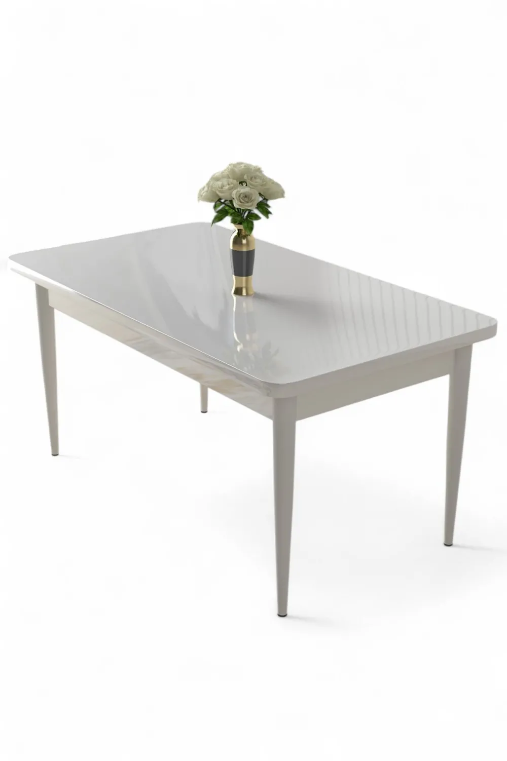 Masă de dining Hanah Home Nil, Alb