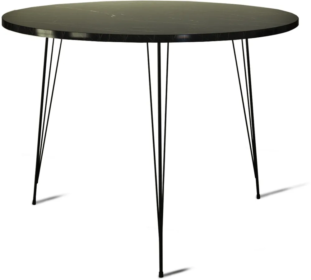 Masă Hanah Home Sandalf - Royal, Negru / Alb