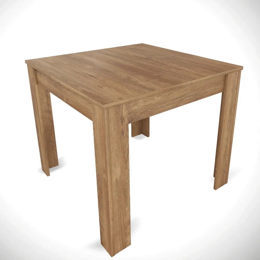 Masă de dining Hanah Home Single 90 - Caucasian, Oak, Stejar
