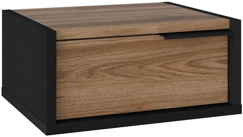 Noptieră Hanah Home Eco, Lemn negru / Oud