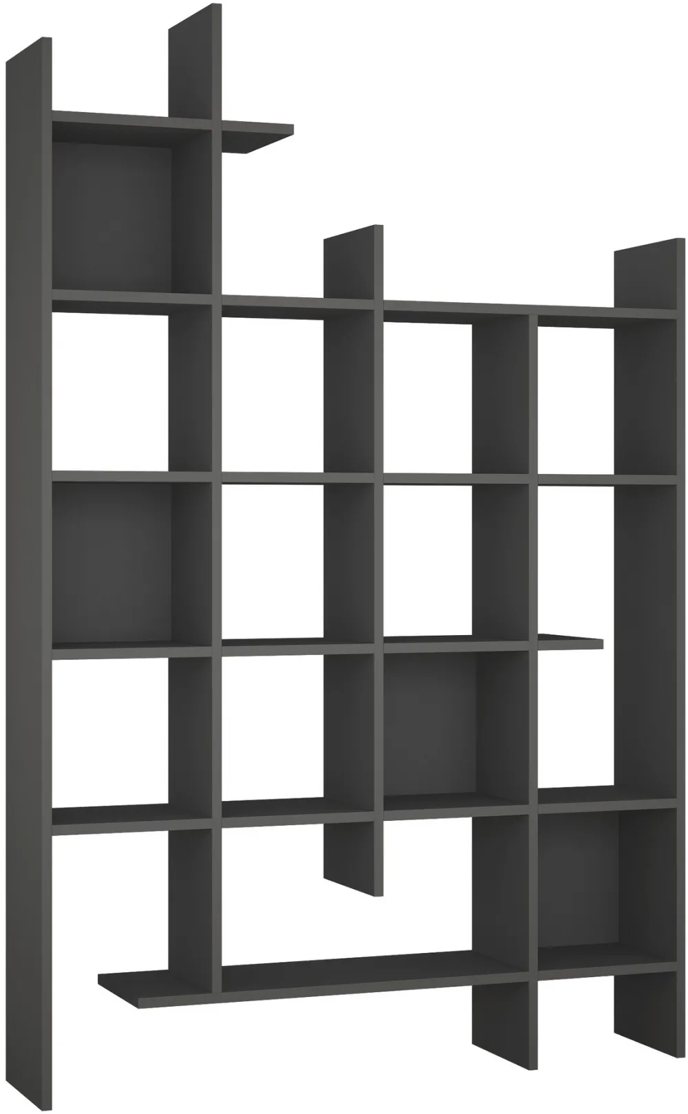 Bibliotecă Hanah Home Manco - Anhracite, Antracit