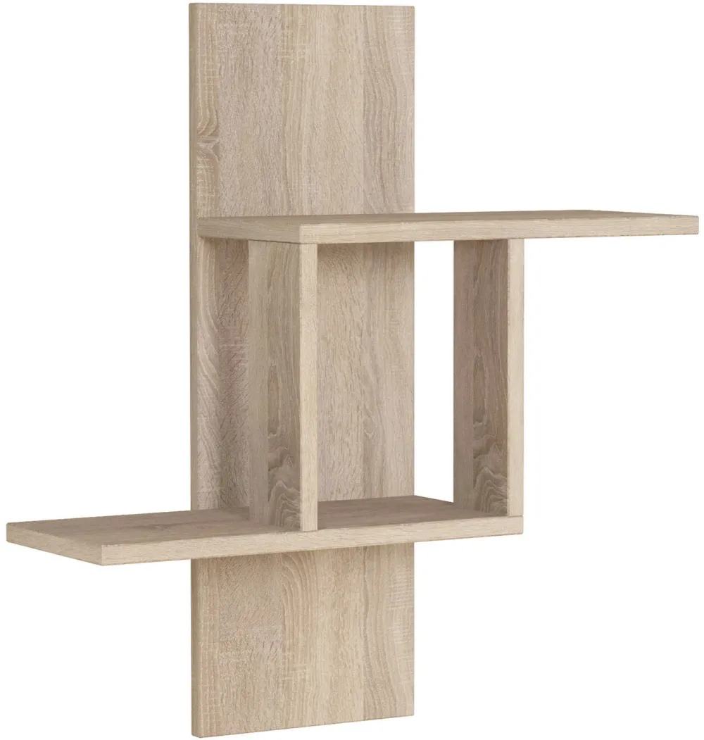 Raft de perete Hanah Home Mill, Stejar Sonoma