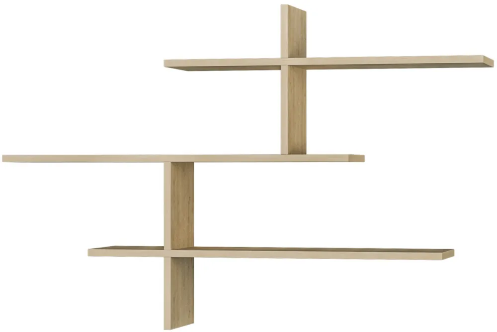 Raft de perete Hanah Home Leo, Stejar