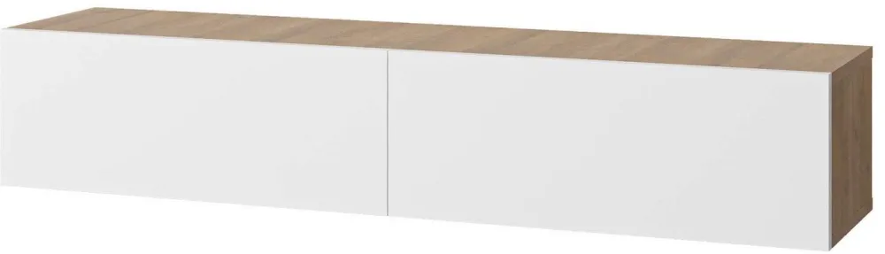 Comodă TV Hanah Home Francy 135, Stejar Sapphire / Alb