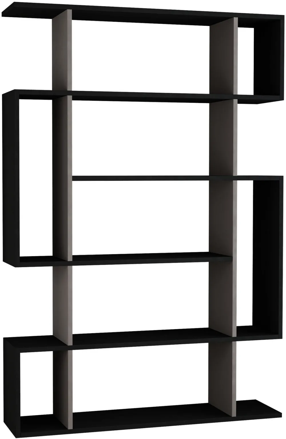 Bibliotecă Hanah Home Mito - Anthracite, Light Mocha, Antracit / Maro deschis