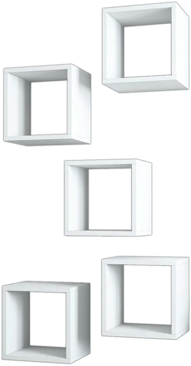 Raft de perete Hanah Home Box, Alb