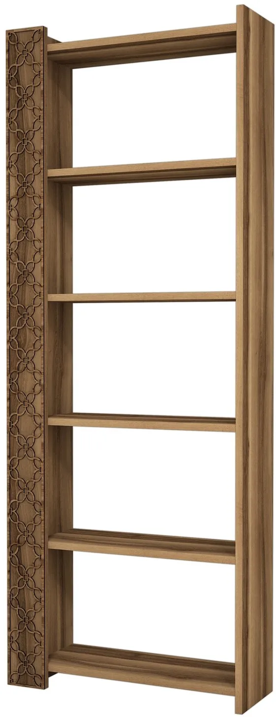 Bibliotecă Hanah Home City - Walnut, Walnut, Nuc
