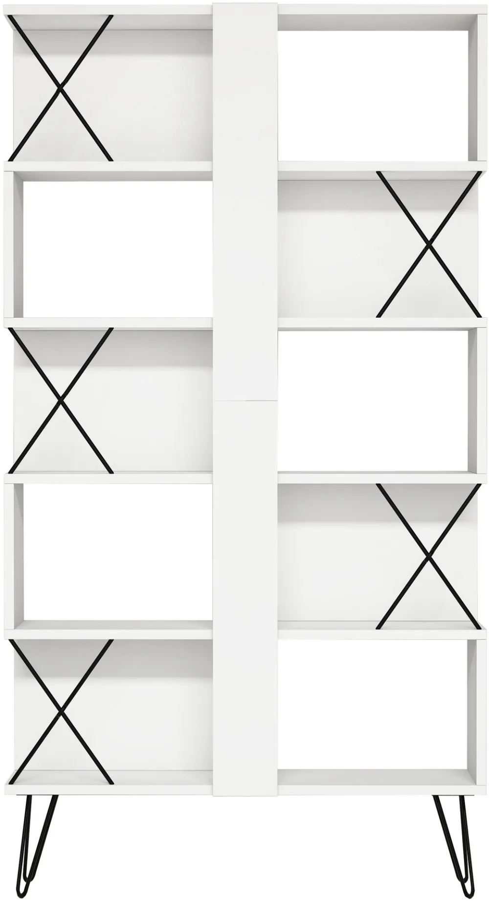 Bibliotecă Hanah Home Extra, Alb