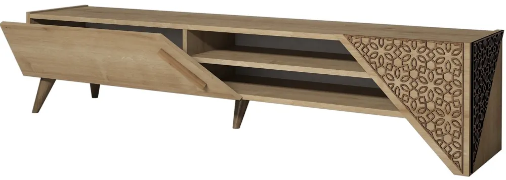 Comodă TV Hanah Home Beril 2, Stejar