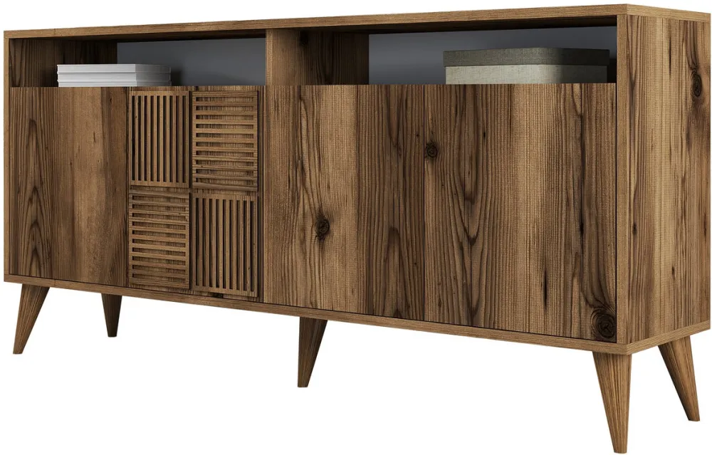 Consolă Hanah Home Milan 160, Nuc