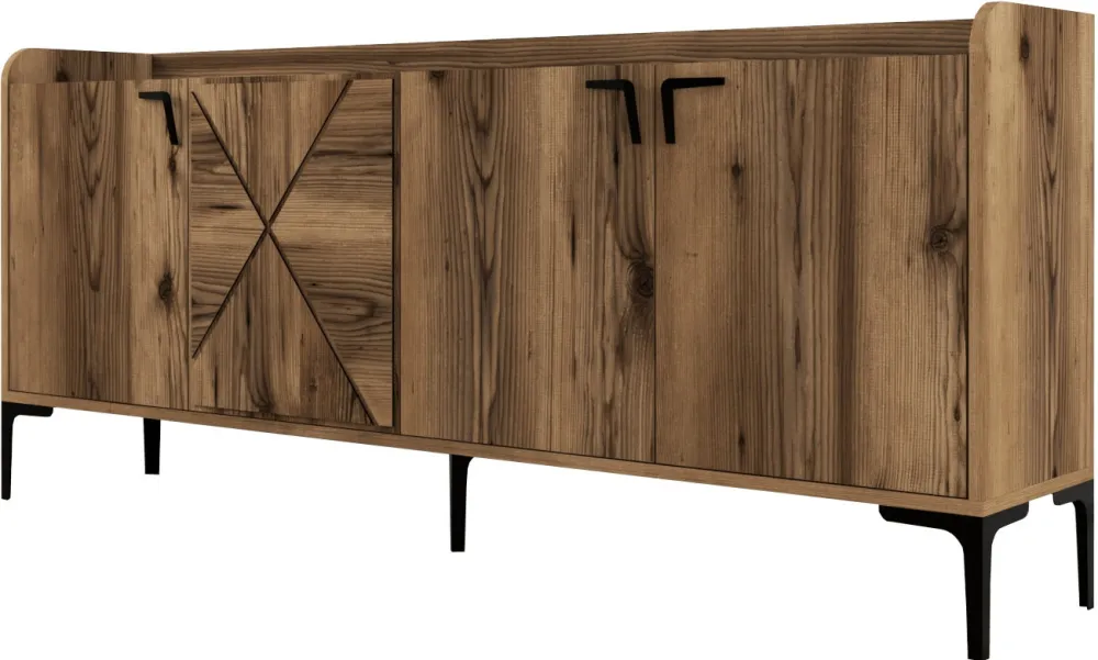 Consolă Hanah Home Venedik, Nuc