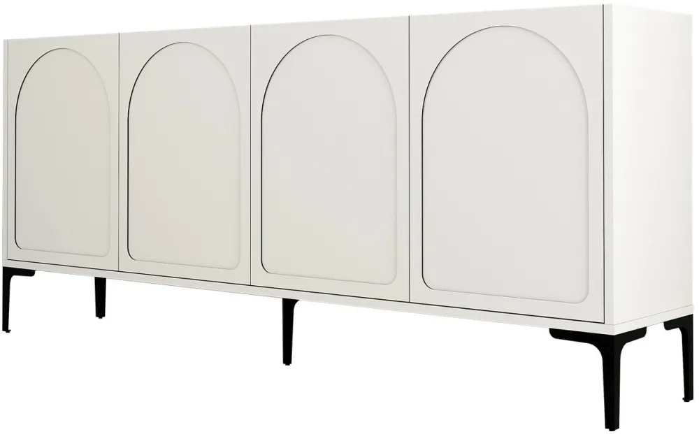 Consolă Hanah Home Lyon 79, Crem / Negru