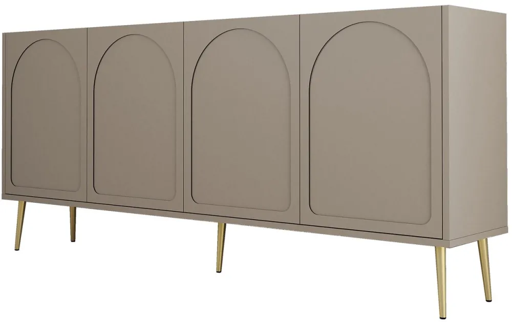Consolă Hanah Home Lyon 80, Atlas / Auriu