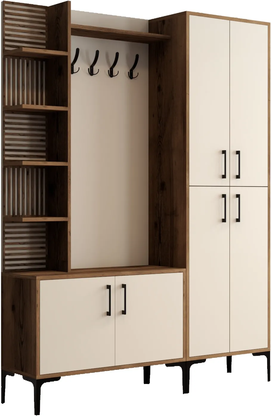 Cuier de hol Hanah Home Viyana DA, Nuc / Crem