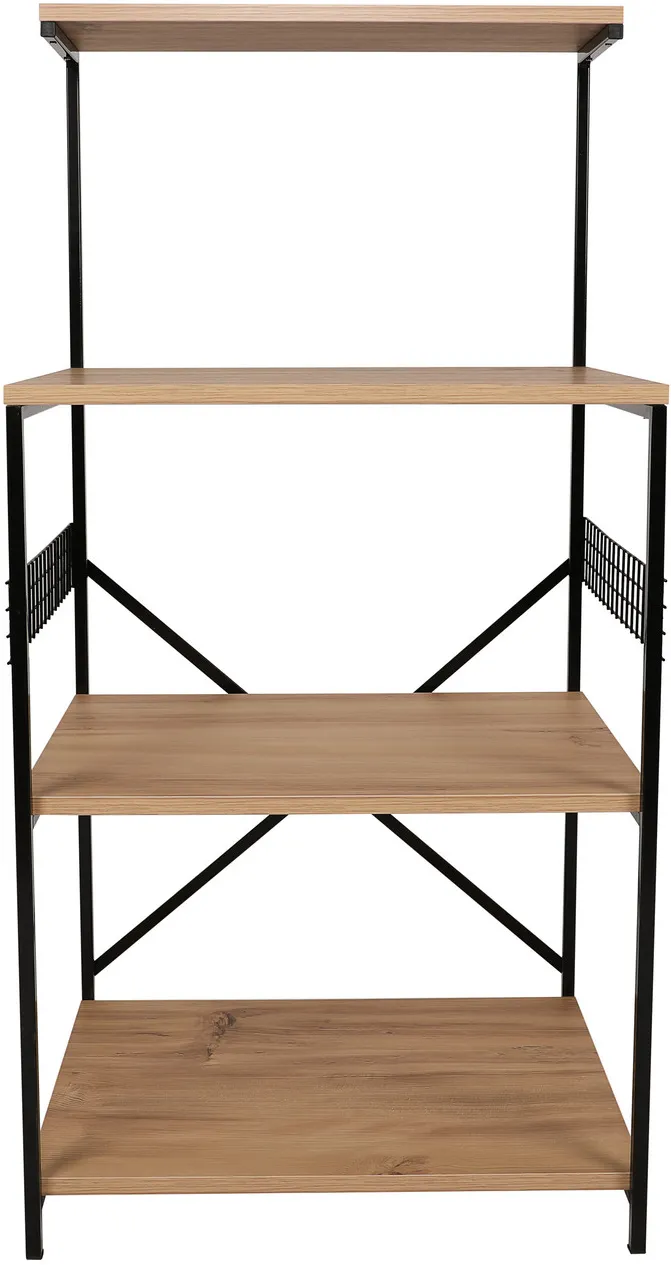 Dulap multifuncțional Hanah Home Anemon, Negru / Pin