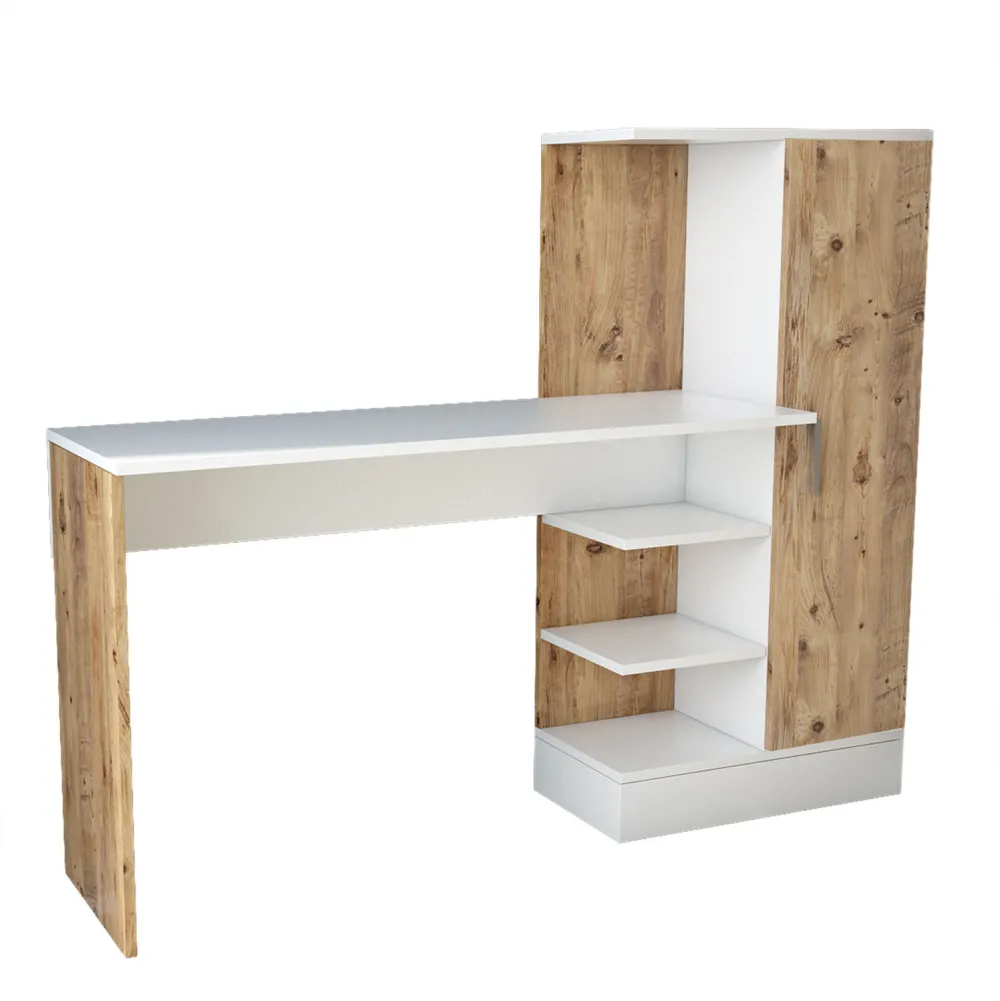 Birou Hanah Home Ct2-Aw, Pin Atlantic / Alb