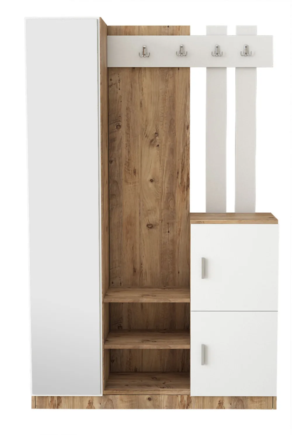 Cuier de hol Hanah Home Dd7-Aw, Pin Atlantic / Alb