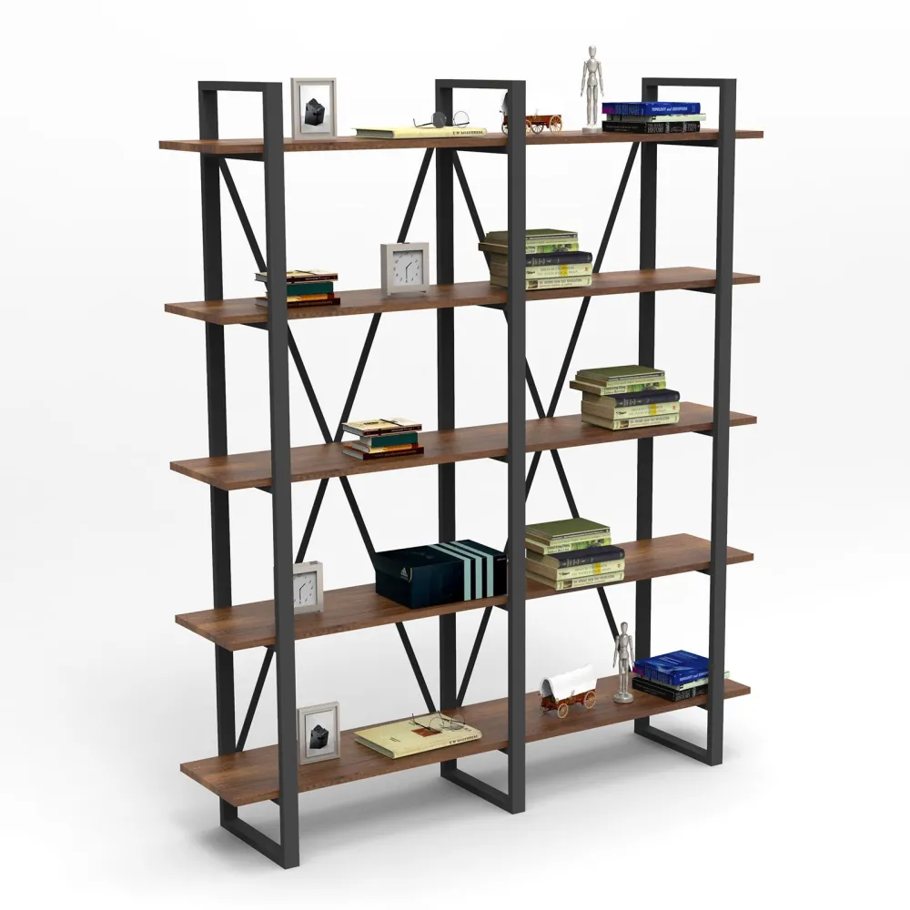 Bibliotecă Hanah Home Mn05-Ba, Nuc