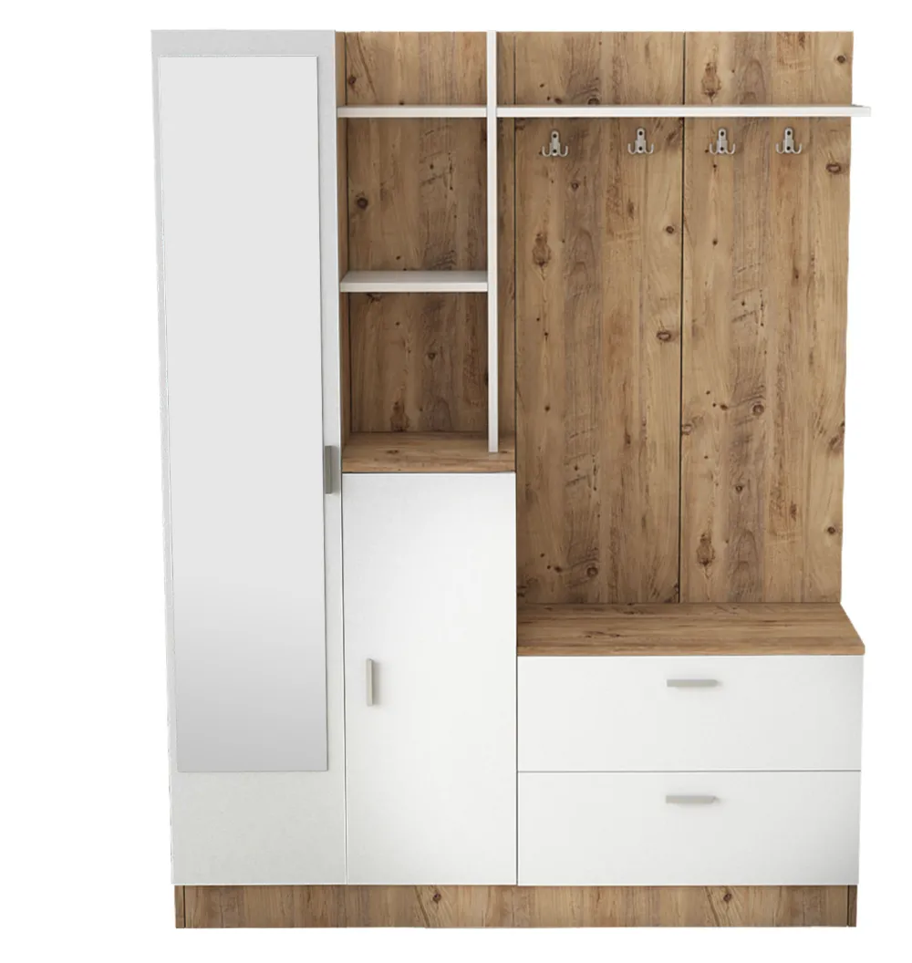 Cuier de hol Hanah Home Dd5-Aw, Pin Atlantic / Alb