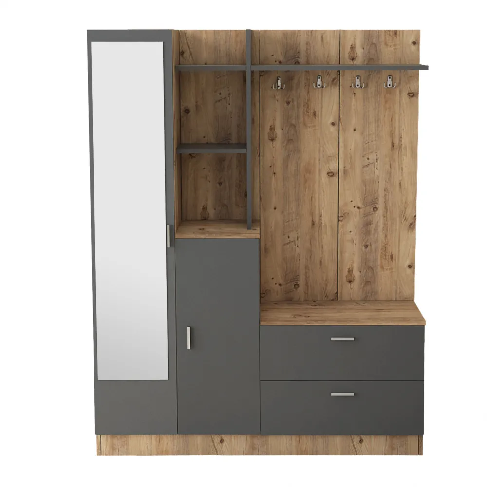 Cuier de hol Hanah Home Dd5-Aa, Pin Atlantic / Antracit
