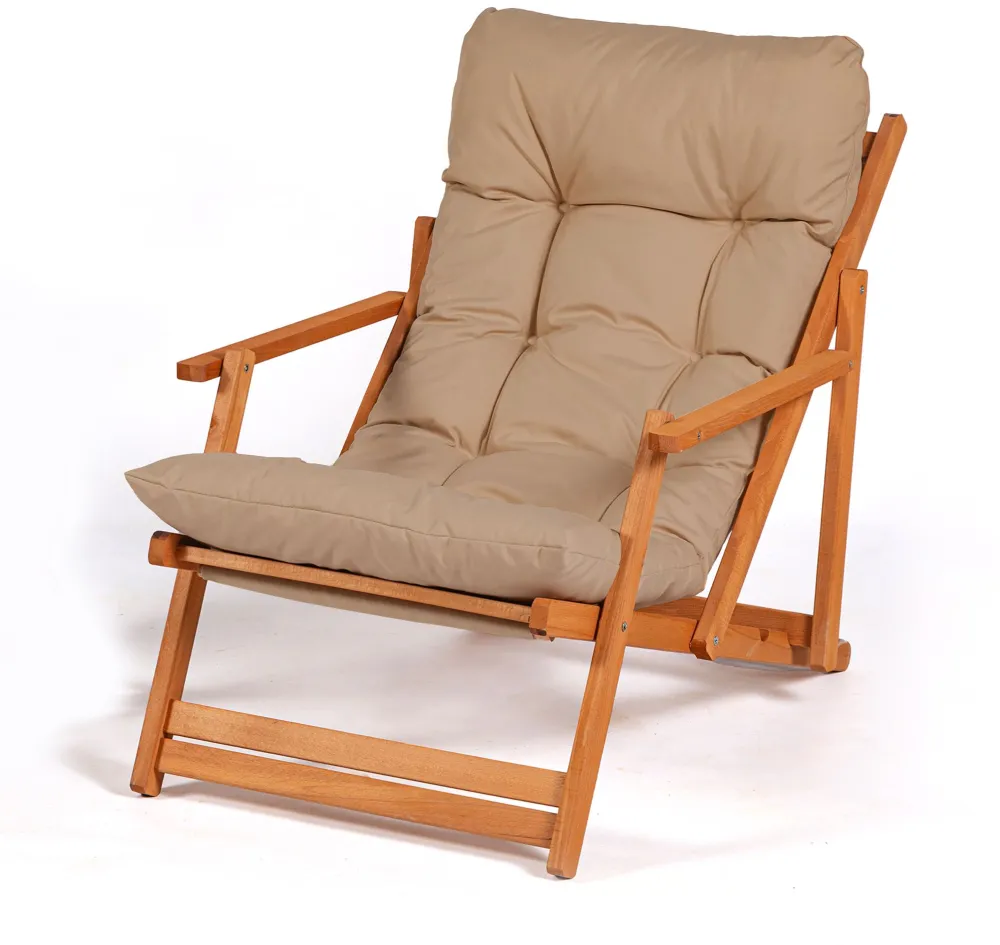 Scaun de grădină Hanah Home My008 - Brown, Maro / Natural