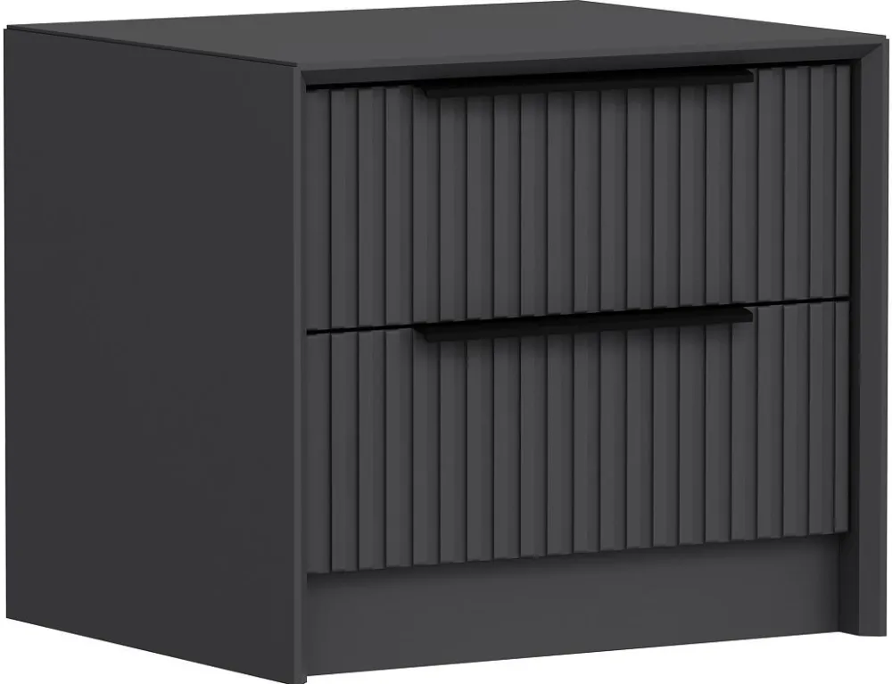 Noptieră Hanah Home Kale Luxe Soft - 4799, Antracit