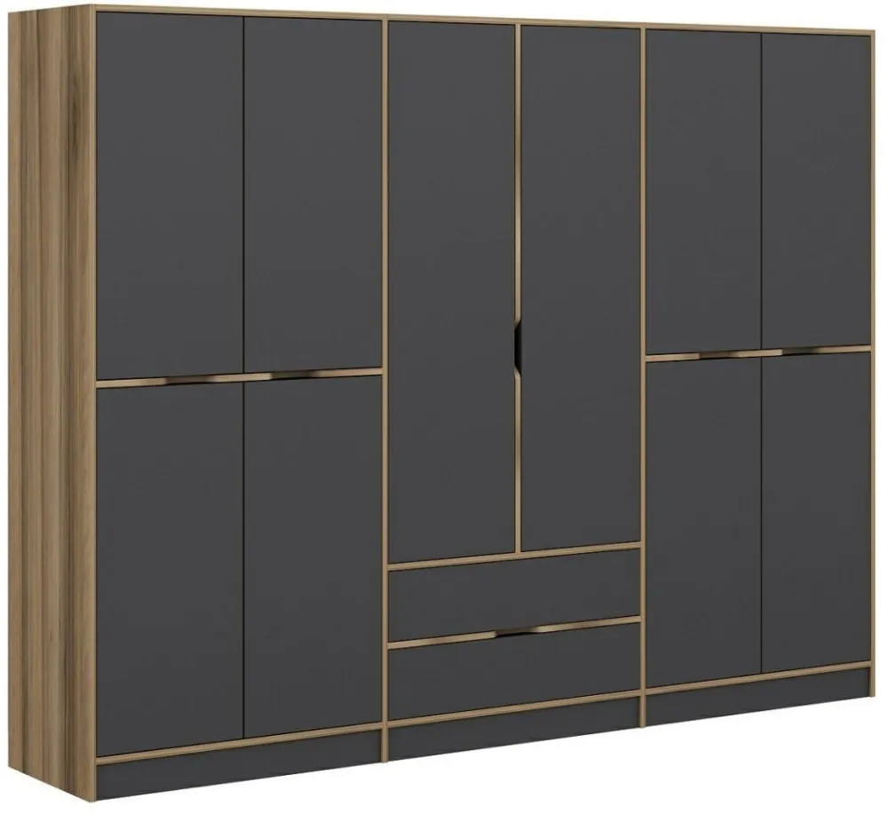 Dulap Hanah Home Elina - 7200, Auriu