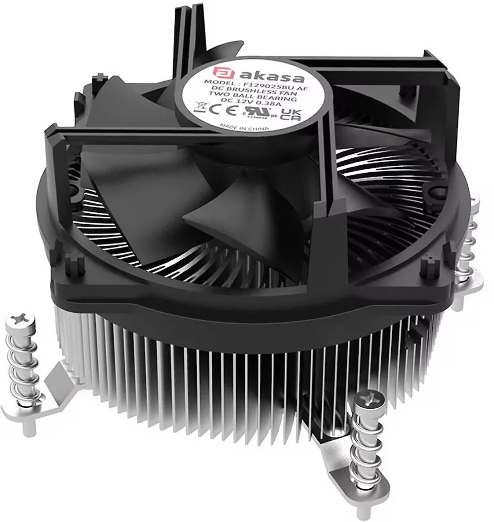 Cooler procesor Akasa AK-CC6620BP01 Low Profile pentru Intel LGA 1700 / 1851
