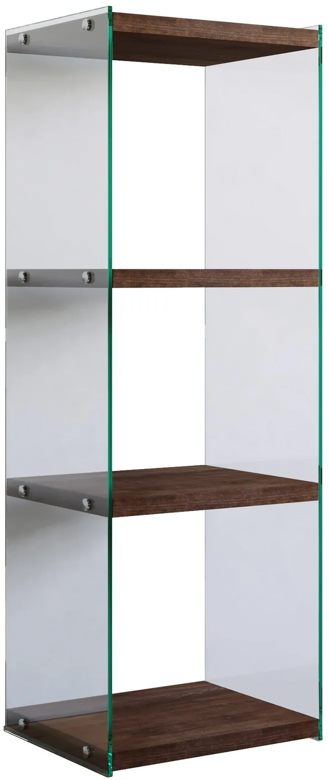 Bibliotecă Hanah Home R301, Nuc