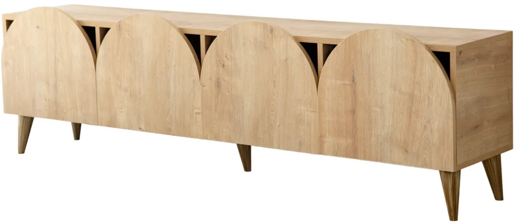 Comodă TV Hanah Home Mesta - Sapphire Oak v2, Stejar