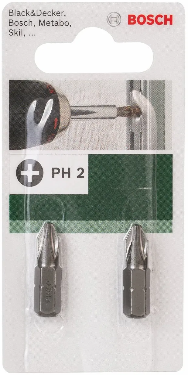 Set 2 biti BOSCH PH2 2609255914 25 mm
