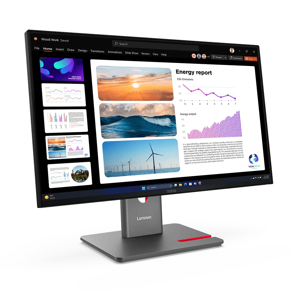 Monitor Lenovo ThinkVision P24Q-40 (23,8") QHD HDMI/DP/HUB