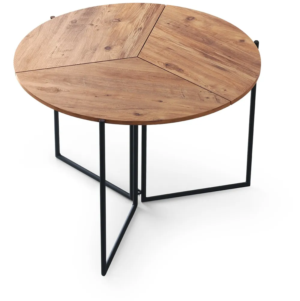 Masă de dining Hanah Home Yaprak - 1201, Pin Atlantic