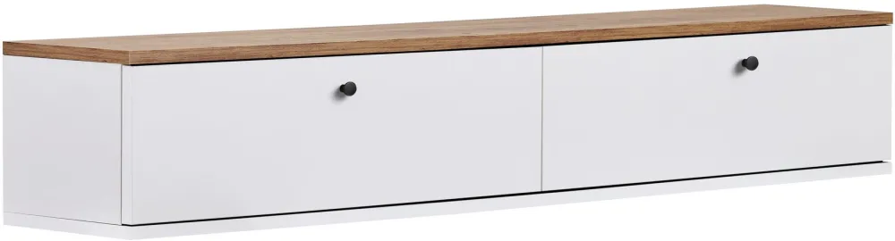 Comodă TV Hanah Home Ligne 160, Pin Atlantic / Alb