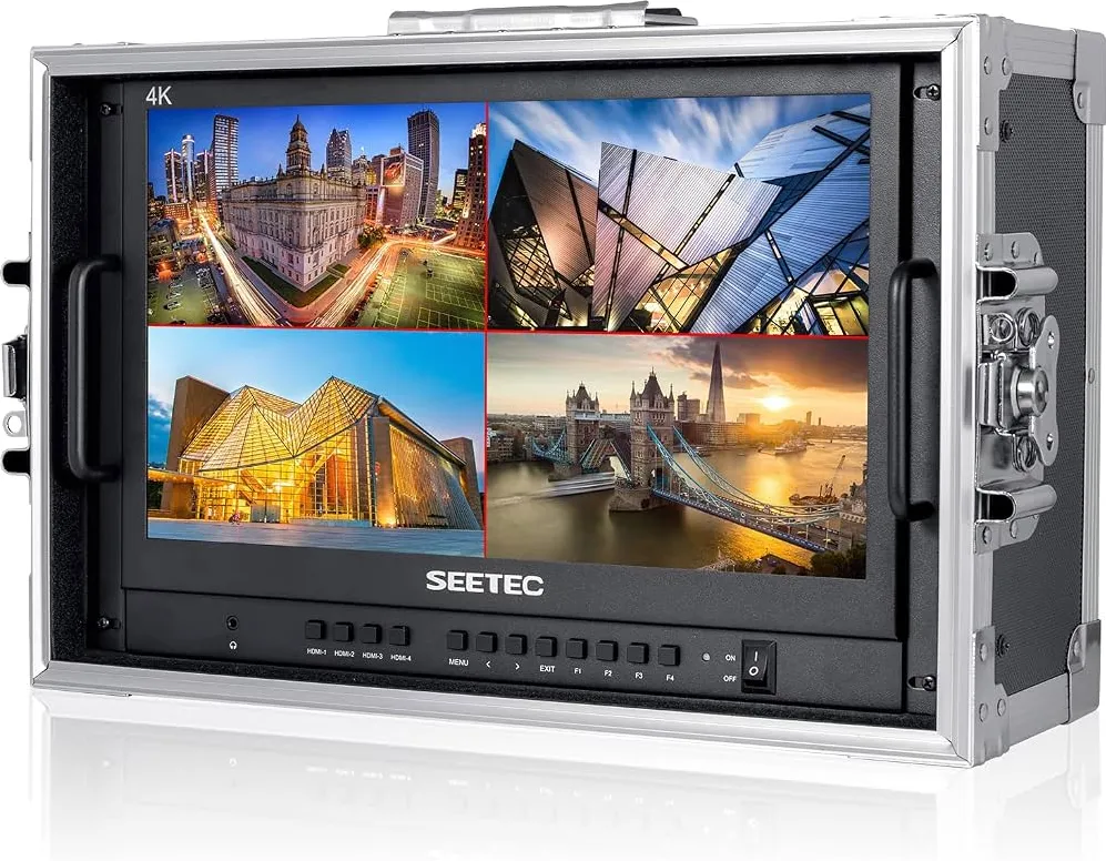 Monitor foto video SEETEC ATEM156S-CO 15.6 inch Full HD 3G-SDI cu carcasa carry-on
