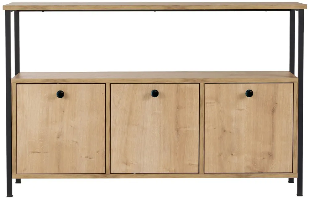 Consolă Hanah Home Solace, Stejar / Negru