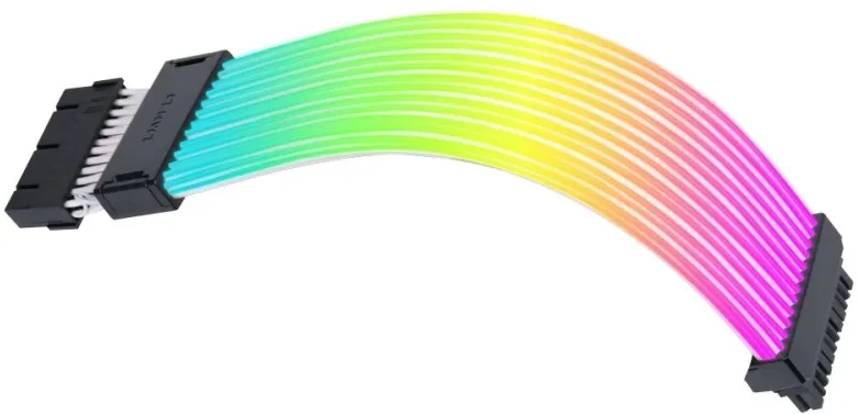 Pachet cabluri Lian Li Strimer Wireless 24-Pin RGB pentru placa de baza + controller + Strimer Wireless 12V-2x6 GPU Wide