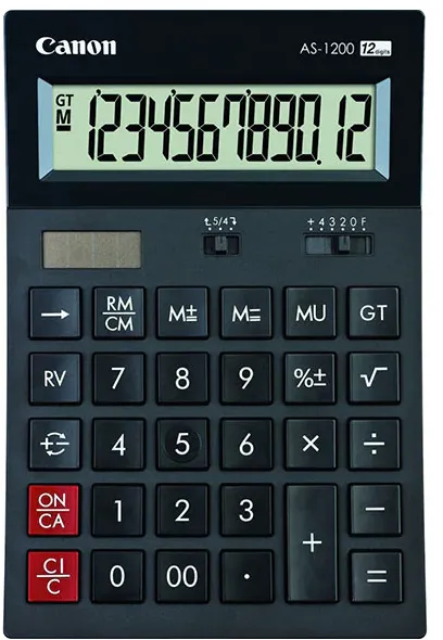 Canon AS1200 CALCULATOR DESKT 12DIG