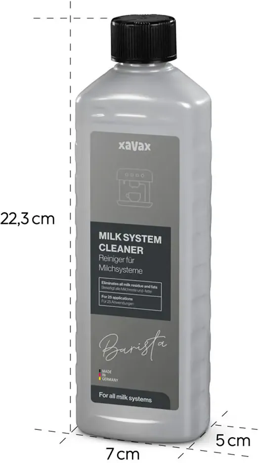 Solutie lichida XAVAX pentru curatarea sistemului de lapte la espressoare automate