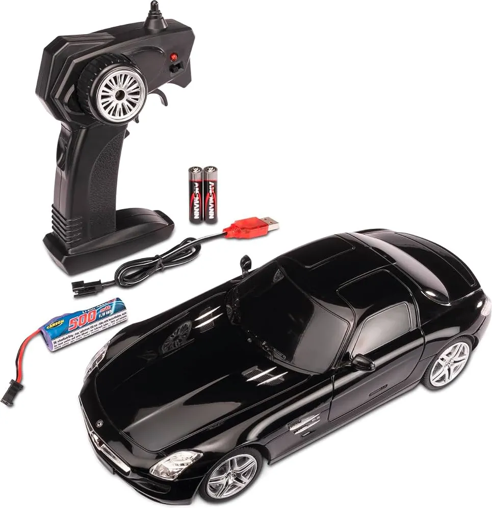 Masina RC Tamiya Carson Mercedes-Benz SLS AMG 1:24 2,4 GHz RTR negru
