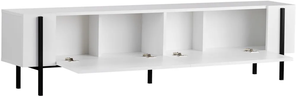 Comodă TV Hanah Home Nexus, Alb / Negru